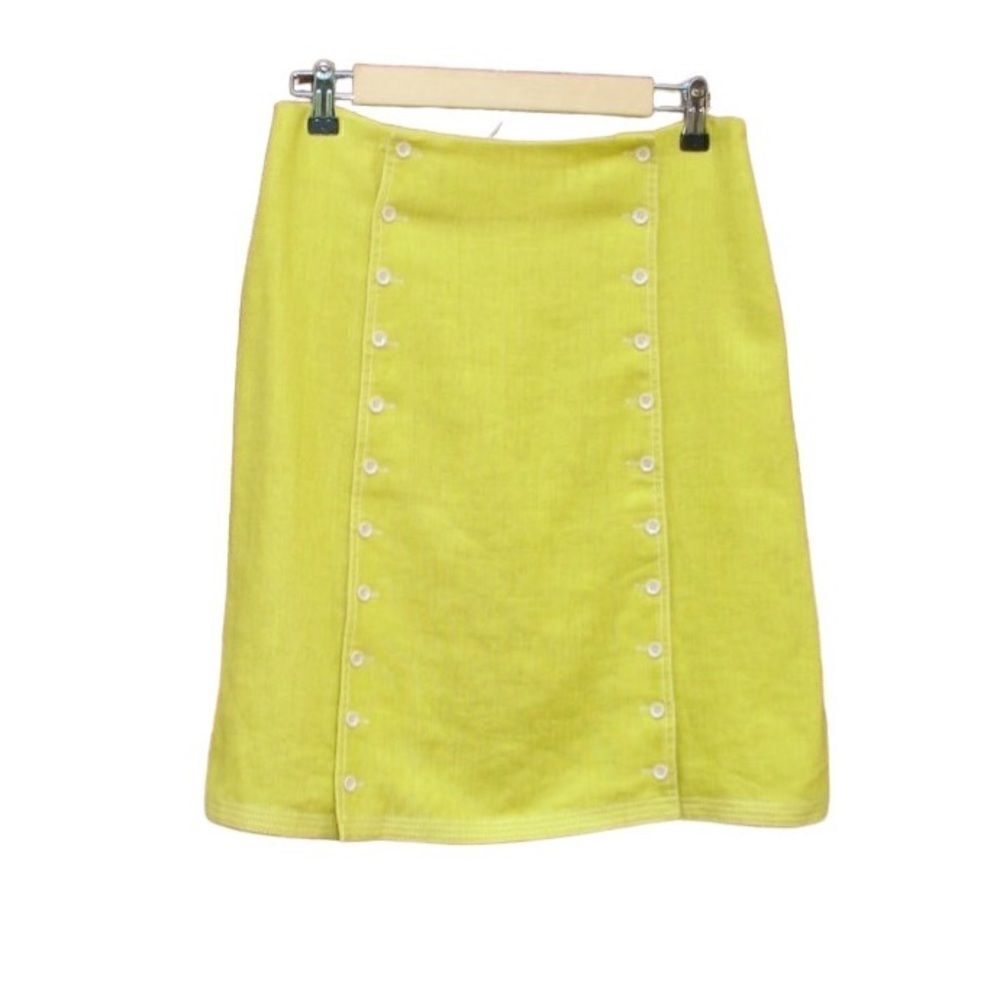 Rebecca Taylor 100% Linen A Line Skirt